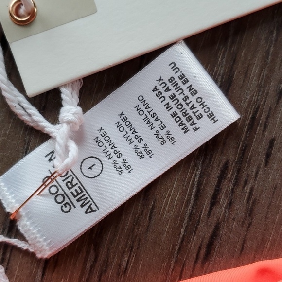 NWT Good American Womens High Bottom Swim sz 1/S - Picture 3 of 7